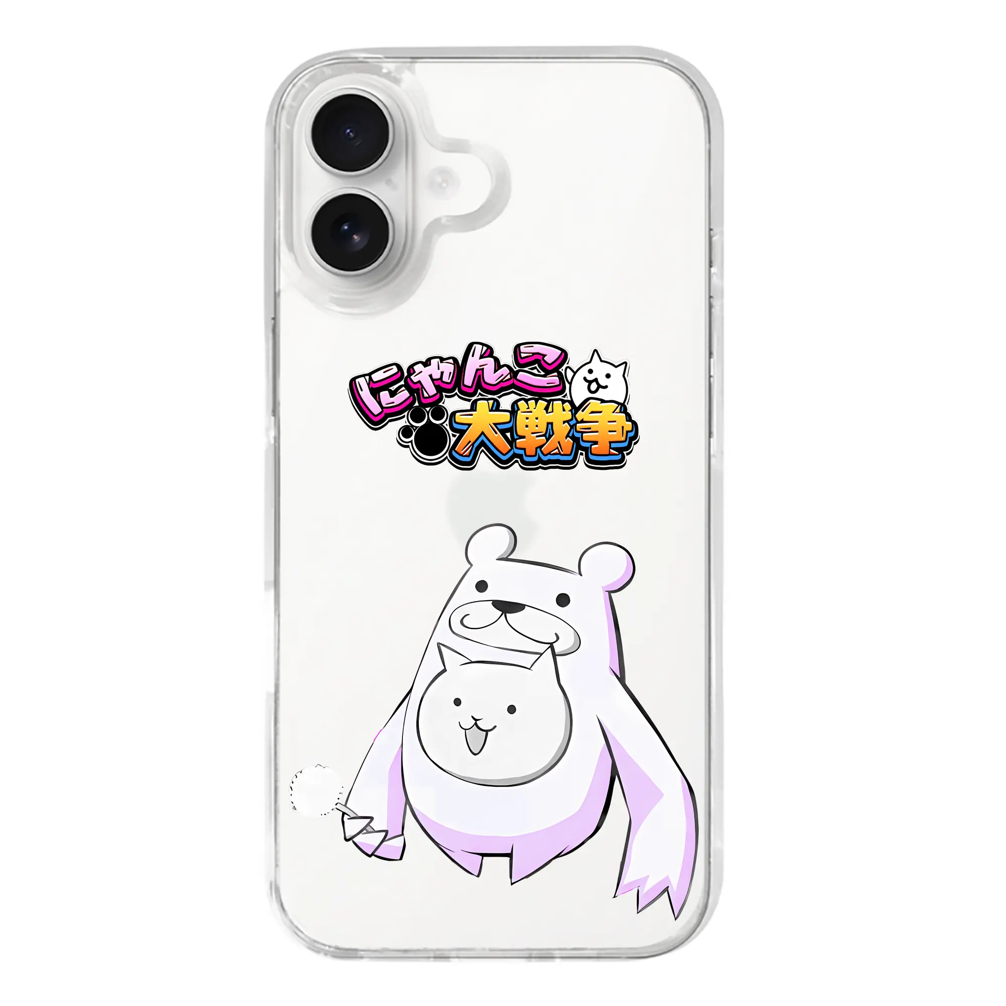 にゃんこ大戦争 グッズ - iPhone 17シリーズ 透明スマホケース – 薄型・耐衝撃・精密フィット保護カバー